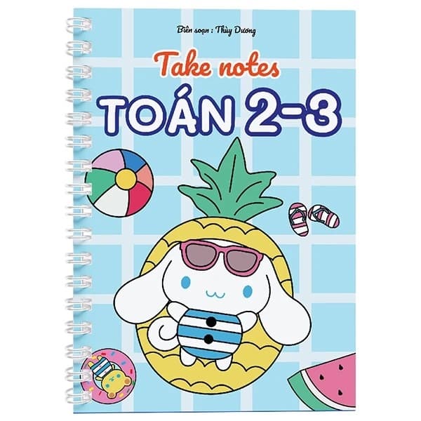 Takenotes Toán 2-3 - Sổ lò xo Takenotes A5 Tuấn Việt